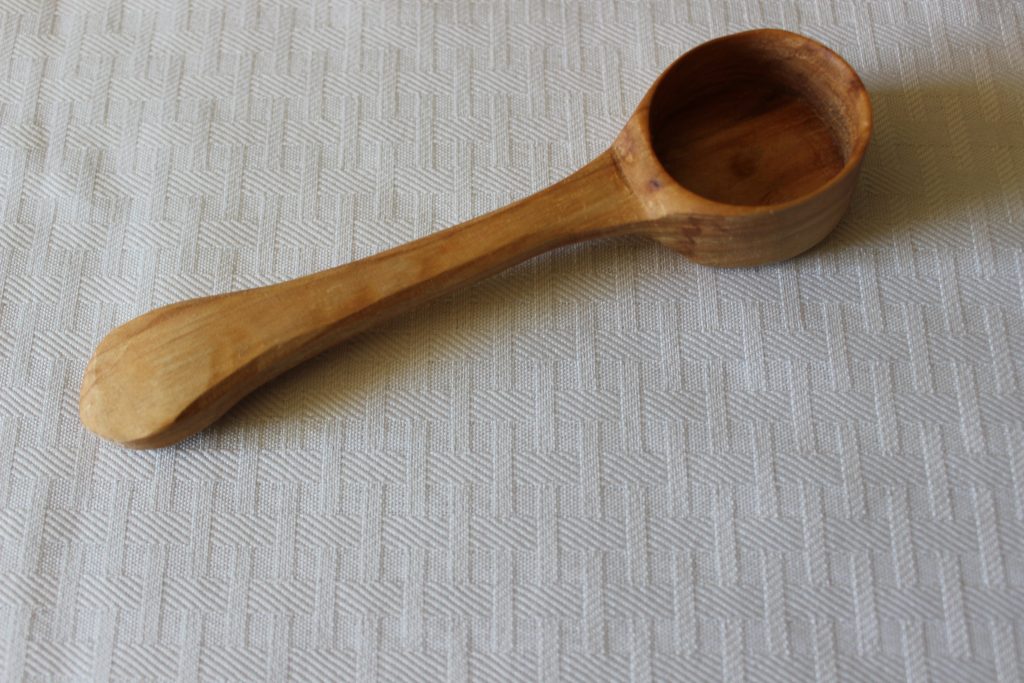 COFFEE SCOOP Long Handle Mac Craft Wood